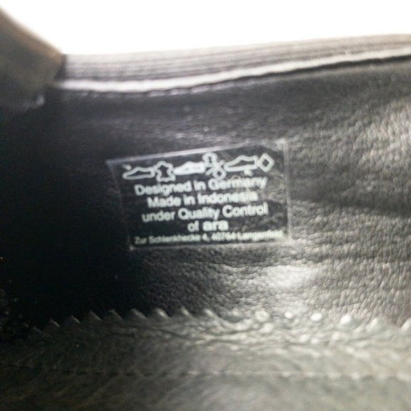 ara Rachel Womens Loafer Green Size 7.5 Croco Print Patent Leather Tassel Wedge - Picture 8 of 9